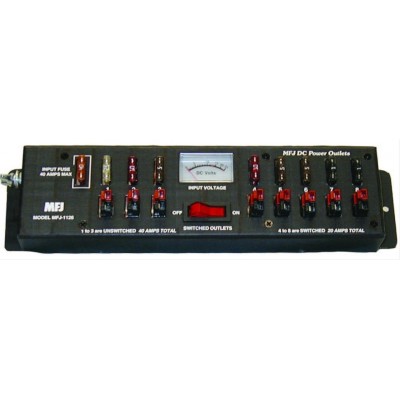MFJ-1126 Multiple DC power outlet strip 40A